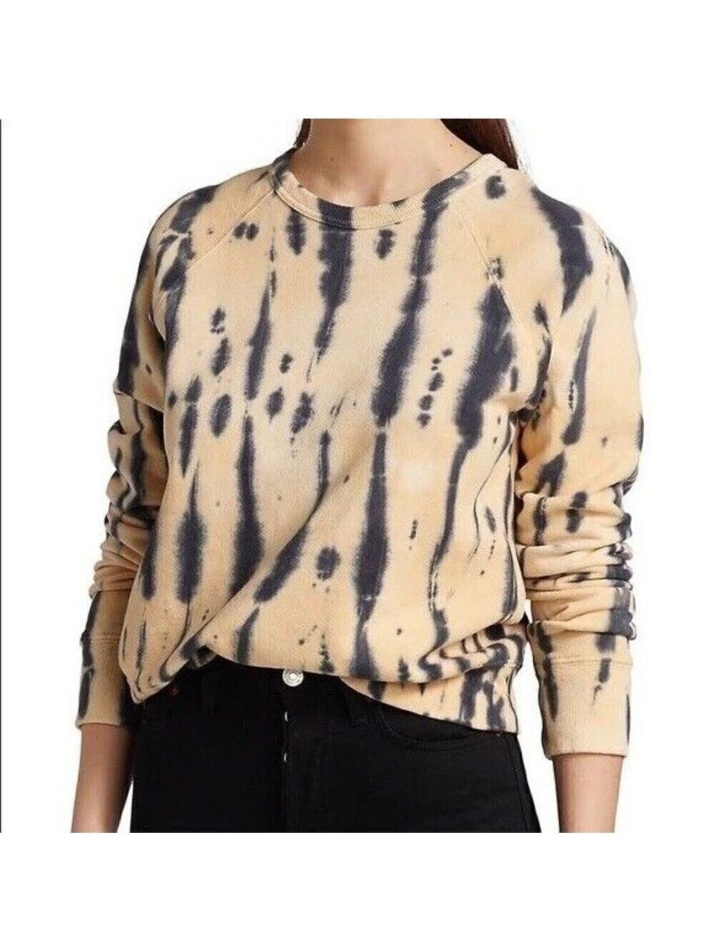 Re/done women BNWOT tie dye sweatshirt NEW Xsmall crew neck